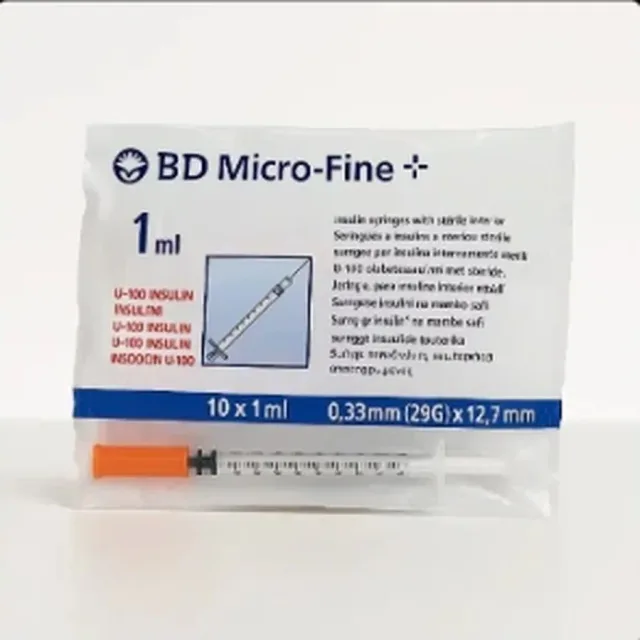 Insulinspritzen 1 ml (10 Stück)